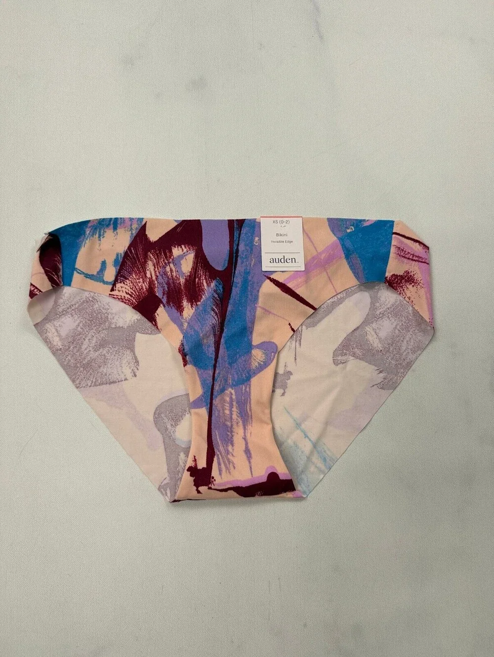 Auden Printed Brief Pink Modernist Statement Piece - Womens XS